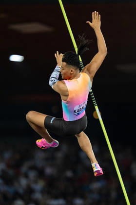 Athletics Diamond League meet in Letzigrund Stadium, Zurich, Switzerland Emmanouil KARALIS from Greece competes in the mens pole vault at the Weltklasse Diamond League meet in Letzigrund Stadium, Zurich, Switzerland on August 27, 2026. ZURICH SWITZERLAND  Copyright: xMatrixxImagesxYonathanxKellermanx