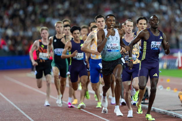 Athletics Diamond League meet in Letzigrund Stadium, Zurich, Switzerland Athletes compete in the mens 1500m at the Weltklasse Diamond League meet in Letzigrund Stadium, Zurich, Switzerland on August 27, 2026. ZURICH SWITZERLAND  Copyright: xMatrixxImagesxYonathanxKellermanx