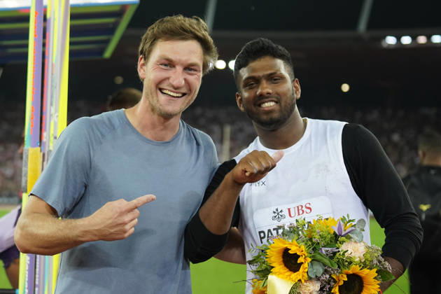 Zürich Leichtathletik, athletics, Wanda Diamond League Weltklasse Zürich 2026, 27.08.2026, Letzigrund Stadion Zürich , Speerwurf Männer, Javelin throw Men Thomas Röhler, rumesh tharanga pathirage SiriLanka, ,
