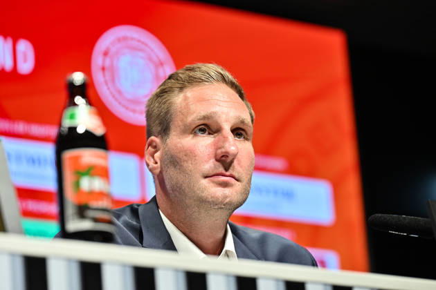 DEB Pressekonferenz; 27.08.2026 MUNICH, GERMANY - 27. AUGUST: im Bild der neue Eishockey Bundestrainer der deutschen Nationalmannschaft - Andre RANKEL auf der Pressekonferenz im SAP Garden in München Copyright: xBEAUTIFULxSPORTS Goldbergx