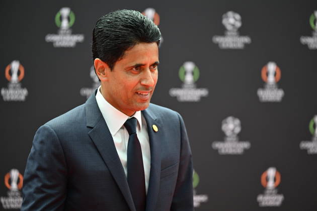 UEFA Champions League 2026 27 league phase draw in Monaco MONACO - AUGUST 27: Paris Saint Germain s Qatari president Nasser al-Khelaifi poses prior to the draw ceremony for the league phase of the 2026-2027 UEFA Champions League football tournament at the Grimaldi Forum in Monaco on August 27, 2026. Mustafa Yalcin Anadolu Monaco Monaco. Editorial use only. Please get in touch for any other usage. Copyright: x2026xAnadoluxMustafaxYalcinx