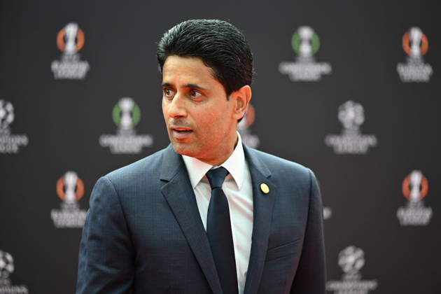 UEFA Champions League 2026 27 league phase draw in Monaco MONACO - AUGUST 27: Paris Saint Germain s Qatari president Nasser al-Khelaifi poses prior to the draw ceremony for the league phase of the 2026-2027 UEFA Champions League football tournament at the Grimaldi Forum in Monaco on August 27, 2026. Mustafa Yalcin Anadolu Monaco Monaco. Editorial use only. Please get in touch for any other usage. Copyright: x2026xAnadoluxMustafaxYalcinx