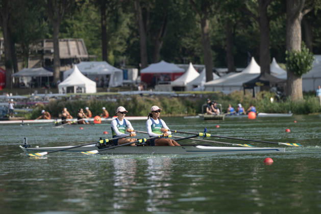 Amsterdam The Netherlands 27th August 2026 2026 World Rowing Championships on the Bosbaan in Amsterdam Lightweight Women s Double Sculls Final (Final) B Chloe Gorski Delazeri S Isabelle Falck Camargos (BRA) watersport,