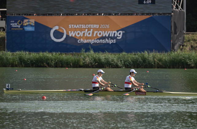 Amsterdam The Netherlands 27th August 2026 2026 World Rowing Championships on the Bosbaan in Amsterdam Lightweight Men s Double Sculls Final A (Final) B Naveen Alexander Shah S Maximilian Ruehling (GER) watersport,