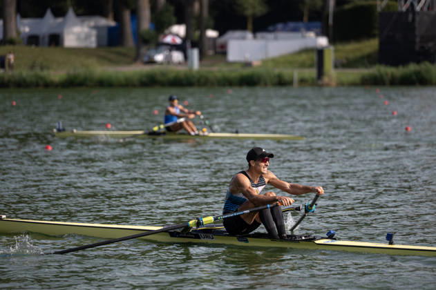Amsterdam The Netherlands 27th August 2026 2026 World Rowing Championships on the Bosbaan in Amsterdam Lightweight Men s Single Sculls Final A (Final) Felipe Kluver Ferreira (URU) watersport,