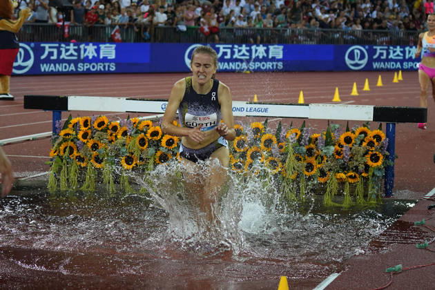 Zurich Leichtathletik, athletics, Wanda Diamond League Weltklasse Zürich 27.08.2026, Letzigrund Stadion Zürich , 3000m Hindernislauf Frauen 3000m Steeple chase Women Olivia Gürth, Deutschland,