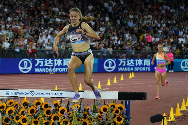 Zurich Leichtathletik, athletics, Wanda Diamond League Weltklasse Zürich 27.08.2026, Letzigrund Stadion Zürich , 3000m Hindernislauf Frauen 3000m Steeplechase Women Olivia Gürth Deutschland,