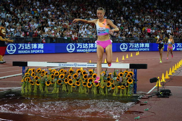 Zurich Leichtathletik, athletics, Wanda Diamond League Weltklasse Zürich 27.08.2026, Letzigrund Stadion Zürich , 3000m Hindernislauf Frauen 3000m Steeplechase Women Ilona Mononen Finland, FIN ,