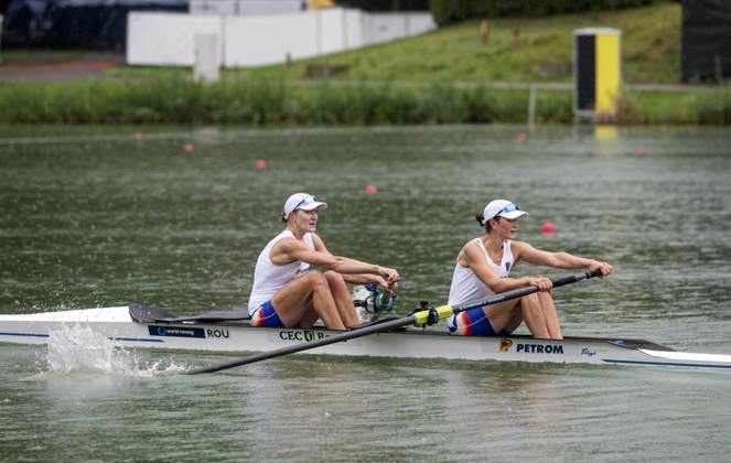 Amsterdam The Netherlands 28th August 2026 2026 World Rowing Championships on the Bosbaan in Amsterdam Women s Pair Final A (Final) B Adriana Adam S Simona Radis (ROU) win gold