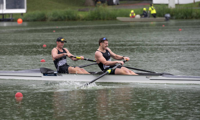 Amsterdam The Netherlands 28th August 2026 2026 World Rowing Championships on the Bosbaan in Amsterdam Men s Pair Final A (Final) B Oliver Welch S Benjamin Taylor (NZL) win gold