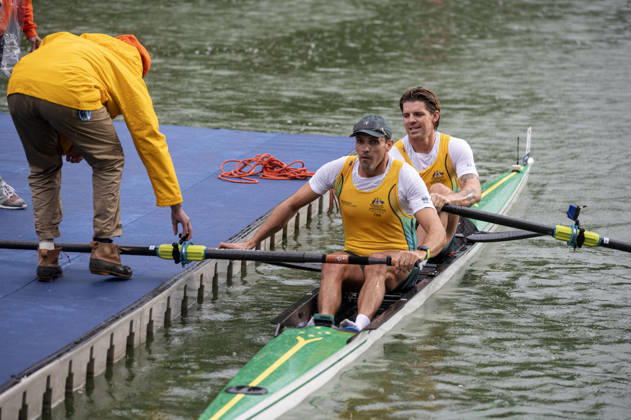 Amsterdam The Netherlands 28th August 2026 2026 World Rowing Championships on the Bosbaan in Amsterdam Men s Pair Final A (Final) B Angus Dawson S Alexander Hill (AUS) win silver