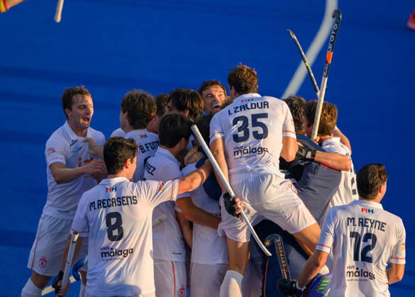 Hockey World Cup Semi Final Spain defeat Netherlands to reach the World Cup Final 2026 Men™s FIH Hockey World Cup at Wagener Stadium, Amstelveen 28 08 2026 UK Newspapers OUT Copyright: xGraemexWilcocksonx FIL-23843-0015