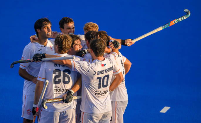 Hockey World Cup Semi Final Spain defeat Netherlands to reach the World Cup Final 2026 Men™s FIH Hockey World Cup at Wagener Stadium, Amstelveen 28 08 2026 UK Newspapers OUT Copyright: xGraemexWilcocksonx FIL-23843-0016