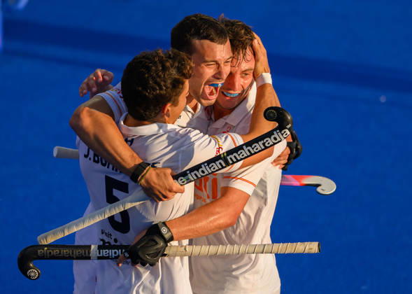 Hockey World Cup Semi Final Spain defeat Netherlands to reach the World Cup Final 2026 Men™s FIH Hockey World Cup at Wagener Stadium, Amstelveen 28 08 2026 UK Newspapers OUT Copyright: xGraemexWilcocksonx FIL-23843-0022