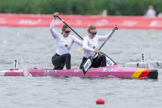 ICF Canoe Sprint and Paracanoe World Championships Maike Jakob, Carlotta Loske during ICF Canoe Sprint and Paracanoe World Championships in Poznan, Poland, on August 28, 2026 Poznan Poland  Copyright: xFotoxOlimpikx originalFilename:jastrzebowski-icfcanoe260826_np3d0.jpg