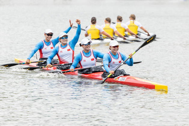 ICF Canoe Sprint and Paracanoe World Championships Siyu Shen, Nan Wang, Mengdie Yin, Shimeng Yu during ICF Canoe Sprint and Paracanoe World Championships in Poznan, Poland, on August 28, 2026 Poznan Poland  Copyright: xFotoxOlimpikx originalFilename:jastrzebowski-icfcanoe260826_np5mF.jpg