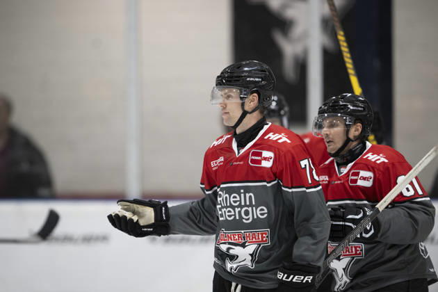 PENNY DEL 1 2. Testspiel; Kölner Haie - Löwen Frankfurt ; Köln, 28.08.2026 Dominik Bokk (Kölner Haie, Sturm, 78); Markus Ljungh (Kölner Haie, Sturm, 61); PENNY DEL 1 2. Testspiel; Kölner Haie - Löwen Frankfurt am 28.08.2026 in der KA2 in Köln (Deutschland). Copyright: xBEAUTIFULxSPORTS AndreasxDickx