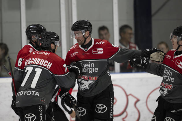 PENNY DEL 1 2. Testspiel; Kölner Haie - Löwen Frankfurt ; Köln, 28.08.2026 Daniel Fischbuch (Kölner Haie, Sturm, 71); Patrick Russell (Kölner Haie, Sturm, 63); PENNY DEL 1 2. Testspiel; Kölner Haie - Löwen Frankfurt am 28.08.2026 in der KA2 in Köln (Deutschland). Copyright: xBEAUTIFULxSPORTS AndreasxDickx