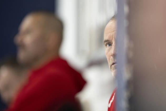 PENNY DEL 1 2. Testspiel; Kölner Haie - Löwen Frankfurt ; Köln, 28.08.2026 Thomas Berglund (Kölner Haie, Head Coach); PENNY DEL 1 2. Testspiel; Kölner Haie - Löwen Frankfurt am 28.08.2026 in der KA2 in Köln (Deutschland). Copyright: xBEAUTIFULxSPORTS AndreasxDickx