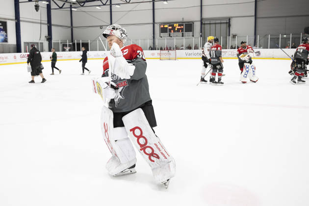 PENNY DEL 1 2. Testspiel; Kölner Haie - Löwen Frankfurt ; Köln, 28.08.2026 Janne Juvonen (Kölner Haie, Torwart, 30); PENNY DEL 1 2. Testspiel; Kölner Haie - Löwen Frankfurt am 28.08.2026 in der KA2 in Köln (Deutschland). Copyright: xBEAUTIFULxSPORTS AndreasxDickx