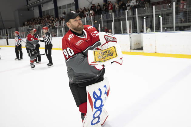 PENNY DEL 1 2. Testspiel; Kölner Haie - Löwen Frankfurt ; Köln, 28.08.2026 Felix Brückmann (Kölner Haie, Torwart, 90); PENNY DEL 1 2. Testspiel; Kölner Haie - Löwen Frankfurt am 28.08.2026 in der KA2 in Köln (Deutschland). Copyright: xBEAUTIFULxSPORTS AndreasxDickx