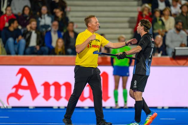 Wavre, 28-08-2026, Belfius Hockey Arena, FIH Hockey World Cup 2026 Men, 2026. Coen van Bunge and Maico Casella during the game Germany - Argentina (men). Germany - Argentina (men)  x206155465x Copyright: