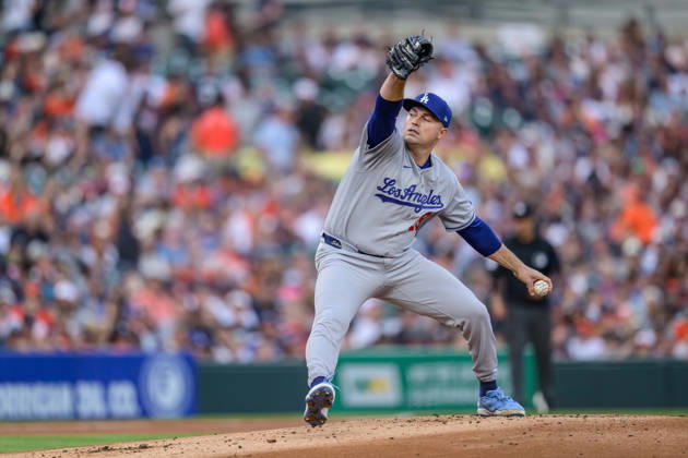 MLB, Baseball Herren, USA 2026: Dodgers Vs Tigers AUG 28 Aug 28, 2026; Detroit, Michigan, USA; Los Angeles Dodgers Tarik Skubal (29) on the mound in the first inning at Comerica Park. Mandatory Credit: Allan Dranberg-Cal Media (Credit Image: Â Allan Dranberg Cal Sport Media) Detroit Michigan USA EDITORIAL USE ONLY Copyright: xx ZUMA-20260828_zma_c04_005.jpg AllanxDranbergx csmphotothree515072