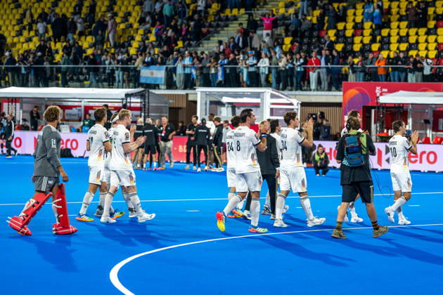 FIH Hockey World Cup 2026 - Men s Semi-Final - Germany v Argentina 2-0 Wavre, Belgien, 28 August 2026: during the men s semi-final between Germany and Argentina at the FIH Hockey World Cup Belgium & Netherlands 2026 at Belfius Hockey Arena in Wavre, Belgium. Photo: Axel Kaste AK Photography. Wavre Belfius Hockey Arena Walloon Brabant Belgium