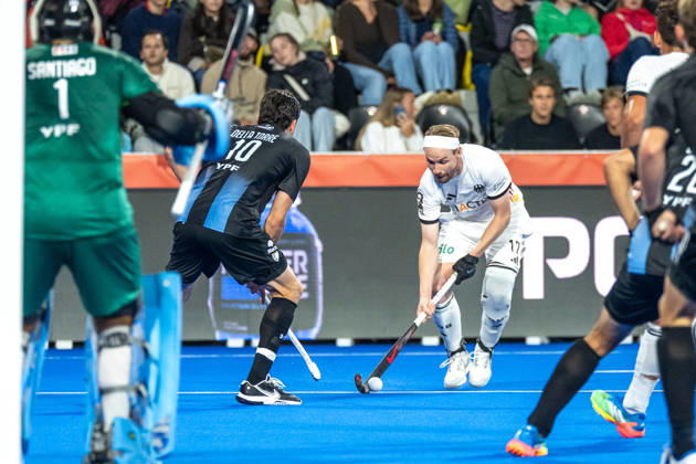 FIH Hockey World Cup 2026 - Men s Semi-Final - Germany v Argentina 2-0 Wavre, Belgien, 28 August 2026: Christopher Rühr, 17, Germany during the men s semi-final between Germany and Argentina at the FIH Hockey World Cup Belgium & Netherlands 2026 at Belfius Hockey Arena in Wavre, Belgium. Photo: Axel Kaste AK Photography. Wavre Belfius Hockey Arena Walloon Brabant Belgium