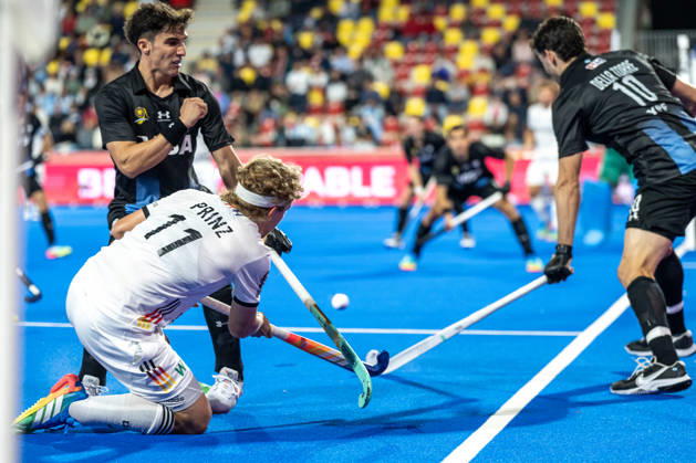 FIH Hockey World Cup 2026 - Men s Semi-Final - Germany v Argentina 2-0 Wavre, Belgien, 28 August 2026: Thies Prinz, 11, Germany during the men s semi-final between Germany and Argentina at the FIH Hockey World Cup Belgium & Netherlands 2026 at Belfius Hockey Arena in Wavre, Belgium. Photo: Axel Kaste AK Photography. Wavre Belfius Hockey Arena Walloon Brabant Belgium
