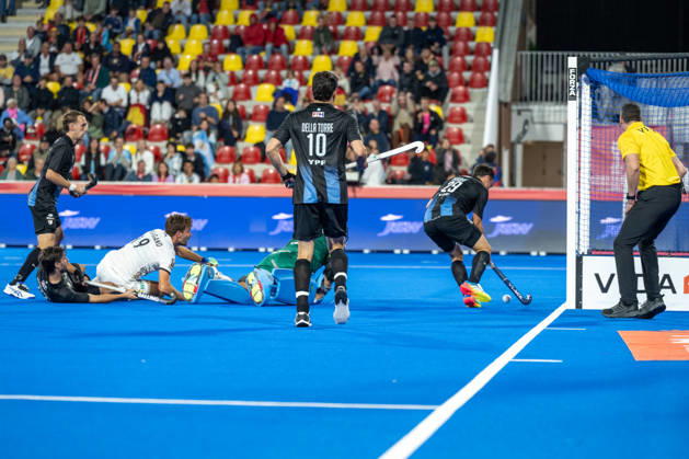 FIH Hockey World Cup 2026 - Men s Semi-Final - Germany v Argentina 2-0 Wavre, Belgien, 28 August 2026: Justus Weigand, 19, Germany during the men s semi-final between Germany and Argentina at the FIH Hockey World Cup Belgium & Netherlands 2026 at Belfius Hockey Arena in Wavre, Belgium. Photo: Axel Kaste AK Photography. Wavre Belfius Hockey Arena Walloon Brabant Belgium
