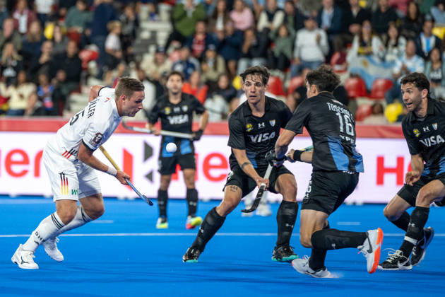 FIH Hockey World Cup 2026 - Men s Semi-Final - Germany v Argentina 2-0 Wavre, Belgien, 28 August 2026: Hannes Müller, 25, Germany during the men s semi-final between Germany and Argentina at the FIH Hockey World Cup Belgium & Netherlands 2026 at Belfius Hockey Arena in Wavre, Belgium. Photo: Axel Kaste AK Photography. Wavre Belfius Hockey Arena Walloon Brabant Belgium