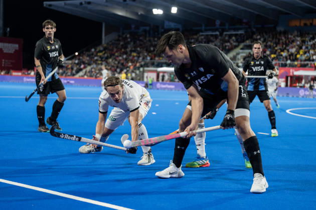 FIH Hockey World Cup 2026 - Men s Semi-Final - Germany v Argentina 2-0 Wavre, Belgien, 28 August 2026: Michel Struthoff, 21, Germany during the men s semi-final between Germany and Argentina at the FIH Hockey World Cup Belgium & Netherlands 2026 at Belfius Hockey Arena in Wavre, Belgium. Photo: Axel Kaste AK Photography. Wavre Belfius Hockey Arena Walloon Brabant Belgium