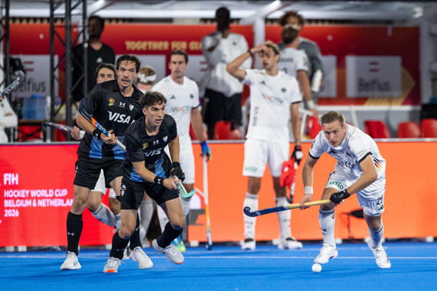 FIH Hockey World Cup 2026 - Men s Semi-Final - Germany v Argentina 2-0 Wavre, Belgien, 28 August 2026: Hannes Müller, 25, Germany during the men s semi-final between Germany and Argentina at the FIH Hockey World Cup Belgium & Netherlands 2026 at Belfius Hockey Arena in Wavre, Belgium. Photo: Axel Kaste AK Photography. Wavre Belfius Hockey Arena Walloon Brabant Belgium