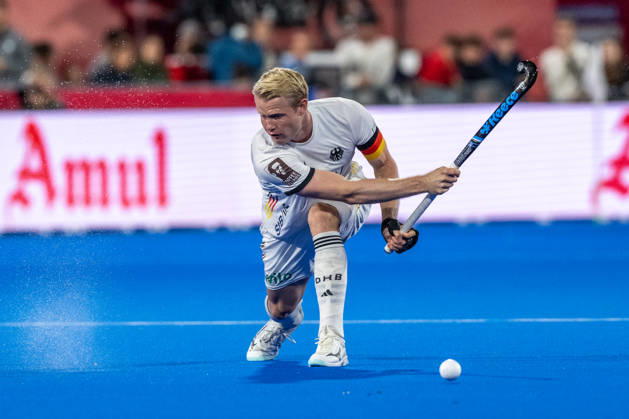 FIH Hockey World Cup 2026 - Men s Semi-Final - Germany v Argentina 2-0 Wavre, Belgien, 28 August 2026: Tom Grambusch, 15, Germany during the men s semi-final between Germany and Argentina at the FIH Hockey World Cup Belgium & Netherlands 2026 at Belfius Hockey Arena in Wavre, Belgium. Photo: Axel Kaste AK Photography. Wavre Belfius Hockey Arena Walloon Brabant Belgium