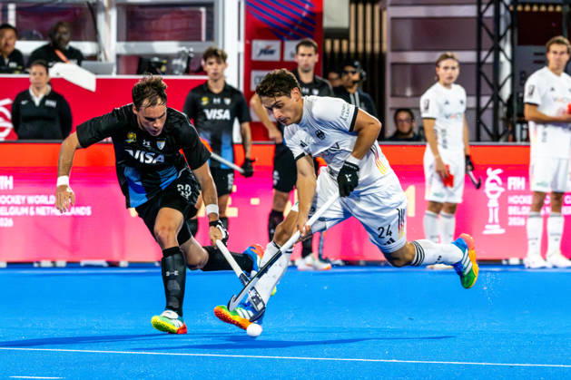 FIH Hockey World Cup 2026 - Men s Semi-Final - Germany v Argentina 2-0 Wavre, Belgien, 28 August 2026: Erik Kleinlein, 24, Germany during the men s semi-final between Germany and Argentina at the FIH Hockey World Cup Belgium & Netherlands 2026 at Belfius Hockey Arena in Wavre, Belgium. Photo: Axel Kaste AK Photography. Wavre Belfius Hockey Arena Walloon Brabant Belgium