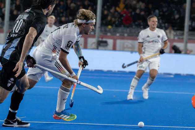 FIH Hockey World Cup 2026 - Men s Semi-Final - Germany v Argentina 2-0 Wavre, Belgien, 28 August 2026: Michel Struthoff, 21, Germany during the men s semi-final between Germany and Argentina at the FIH Hockey World Cup Belgium & Netherlands 2026 at Belfius Hockey Arena in Wavre, Belgium. Photo: Axel Kaste AK Photography. Wavre Belfius Hockey Arena Walloon Brabant Belgium