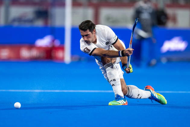 FIH Hockey World Cup 2026 - Men s Semi-Final - Germany v Argentina 2-0 Wavre, Belgien, 28 August 2026: Benedikt Schwarzhaupt, 8, Germany during the men s semi-final between Germany and Argentina at the FIH Hockey World Cup Belgium & Netherlands 2026 at Belfius Hockey Arena in Wavre, Belgium. Photo: Axel Kaste AK Photography. Wavre Belfius Hockey Arena Walloon Brabant Belgium