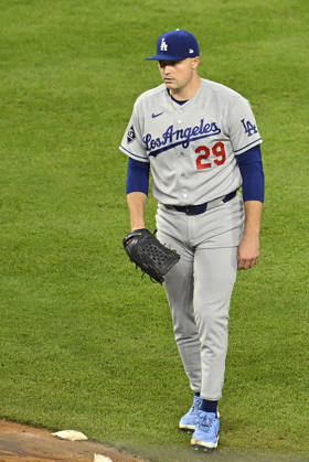 Aug 28, 2026; Detroit, Michigan, USA; Los Angeles Dodgers Tarik Skubal (29) steps up to the mound at Comerica Park. Mandatory Credit: -Cal Media MLB, Baseball Herren, USA 2026: Dodgers Vs Tigers AUG 28  - ZUMAc04_ 20260828_zma_c04_014 Copyright: xAllanxDranbergx