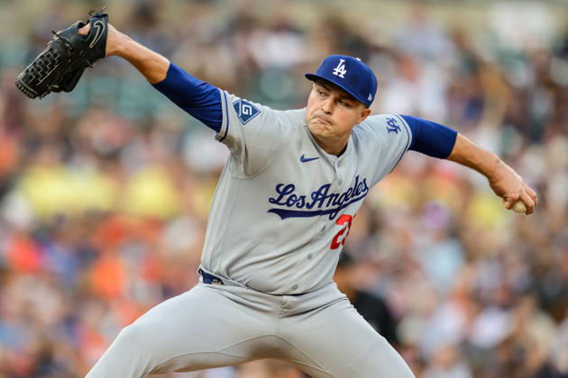 MLB, Baseball Herren, USA 2026: Dodgers Vs Tigers AUG 28 Aug 28, 2026; Detroit, Michigan, USA; Los Angeles Dodgers Tarik Skubal (29) in action at Comerica Park. Mandatory Credit: Allan Dranberg-Cal Media (Credit Image: Â Allan Dranberg Cal Sport Media) Detroit Michigan USA EDITORIAL USE ONLY Copyright: xx ZUMA-20260828_zma_c04_026.jpg AllanxDranbergx csmphotothree515080