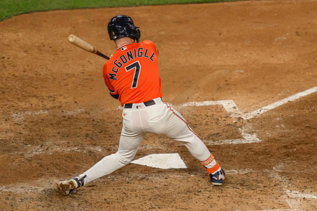 MLB, Baseball Herren, USA 2026: Dodgers Vs Tigers AUG 28 Aug 28, 2026; Detroit, Michigan, USA; Detroit Tigers Kevin McGonigle (7) at bat at Comerica Park. Mandatory Credit: Allan Dranberg-Cal Media (Credit Image: Â Allan Dranberg Cal Sport Media) Detroit Michigan USA EDITORIAL USE ONLY Copyright: xx ZUMA-20260828_zma_c04_019.jpg AllanxDranbergx csmphotothree515087