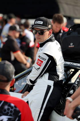 DAYTONA BEACH, FL - AUGUST 28: Cory Heim ( 67 23XI Racing CELSIUS Toyota) during qualifying for the NASCAR, Motorsport, USA Cup Series Coke Zero Sugar 400 on August 28, 2026 at Daytona International Speedway in Daytona Beach, FL (Photo by Malcolm Hope Icon Sportswire) AUTO: AUG 28 NASCAR Cup Series Coke Zero Sugar 400 EDITORIAL USE ONLY Icon260828030400