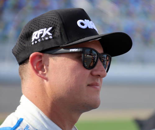 DAYTONA BEACH, FL - AUGUST 28: Ryan Preece ( 60 RFK Racing Kroger OIKOS Ford) waits on pit road before qualifying for the NASCAR, Motorsport, USA Cup Series Coke Zero Sugar 400 on August 28, 2026 at Daytona International Speedway in Daytona Beach, FL. (Photo by Michael Bush Icon Sportswire) AUTO: AUG 28 NASCAR Cup Series Coke Zero Sugar 400 EDITORIAL USE ONLY Icon260828032400