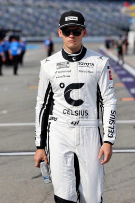 DAYTONA BEACH, FL - AUGUST 28: Cory Heim ( 67 23XI Racing CELSIUS Toyota) during qualifying for the NASCAR, Motorsport, USA Cup Series Coke Zero Sugar 400 on August 28, 2026 at Daytona International Speedway in Daytona Beach, FL (Photo by Malcolm Hope Icon Sportswire) AUTO: AUG 28 NASCAR Cup Series Coke Zero Sugar 400 EDITORIAL USE ONLY Icon260828006400