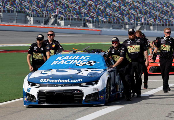 DAYTONA BEACH, FL - AUGUST 28: Ty Dillon ( 10 Kaulig Racing Beaver Street Fisheries Chevrolet) during qualifying for the NASCAR, Motorsport, USA Cup Series Coke Zero Sugar 400 on August 28, 2026 at Daytona International Speedway in Daytona Beach, FL (Photo by Malcolm Hope Icon Sportswire) AUTO: AUG 28 NASCAR Cup Series Coke Zero Sugar 400 EDITORIAL USE ONLY Icon260828009400