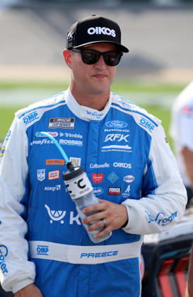 DAYTONA BEACH, FL - AUGUST 28: Ryan Preece ( 60 RFK Racing Kroger OIKOS Ford) during qualifying for the NASCAR, Motorsport, USA Cup Series Coke Zero Sugar 400 on August 28, 2026 at Daytona International Speedway in Daytona Beach, FL (Photo by Malcolm Hope Icon Sportswire) AUTO: AUG 28 NASCAR Cup Series Coke Zero Sugar 400 EDITORIAL USE ONLY Icon260828011400