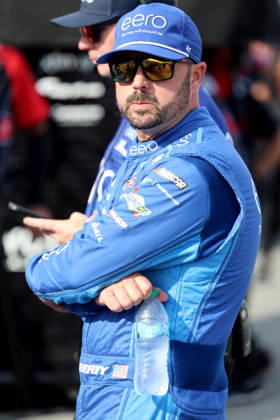 DAYTONA BEACH, FL - AUGUST 28: Josh Berry ( 21 Wood Brothers Racing eero Ford) during qualifying for the NASCAR, Motorsport, USA Cup Series Coke Zero Sugar 400 on August 28, 2026 at Daytona International Speedway in Daytona Beach, FL (Photo by Malcolm Hope Icon Sportswire) AUTO: AUG 28 NASCAR Cup Series Coke Zero Sugar 400 EDITORIAL USE ONLY Icon260828020400