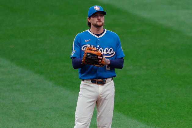 August 28, 2026, Milwaukee, Wisconsin, USA: Milwaukee Brewers second baseman BRICE TURANG (2) in a baseball game, Friday, Aug. 28, 2026, in Milwaukee, Wisconsin. MLB, Baseball Herren, USA 2026 - Rangers 1:6 Brewers - ZUMAa325 20260828_zsa_a325_009 Copyright: xDavidxBalleringxIix