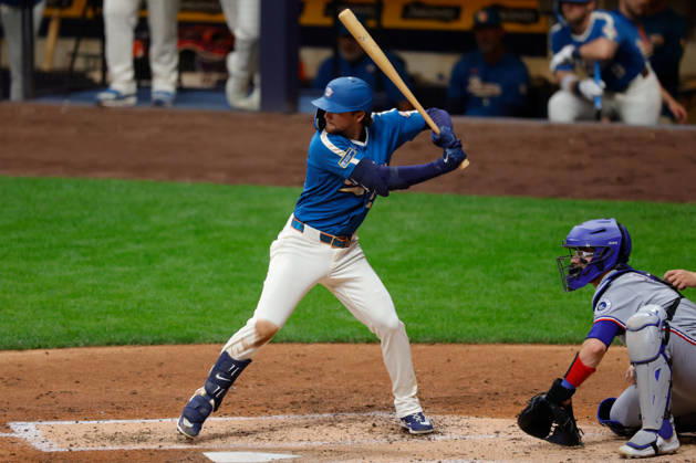 August 28, 2026, Milwaukee, Wisconsin, USA: Milwaukee Brewers second baseman BRICE TURANG (2) at bat in a baseball game, Friday, Aug. 28, 2026, in Milwaukee, Wisconsin. MLB, Baseball Herren, USA 2026 - Rangers 1:6 Brewers - ZUMAa325 20260828_zsa_a325_023 Copyright: xDavidxBalleringxIix