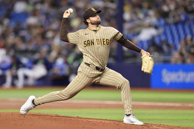August 28, 2026, St. Petersburg, Florida, USA: San Diego Padres starting pitcher Casey Mize (32) delivers a pitch during an MLB, Baseball Herren, USA game against the Tampa Bay Rays on August 28, 2026 at Tropicana Field. The Rays beat the Padres 9-4. St. Petersburg USA - ZUMAh180 20260828_zsp_h180_014 Copyright: xKimxHukarix